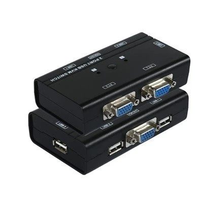 2 poorten USB VGA KVM-switch
