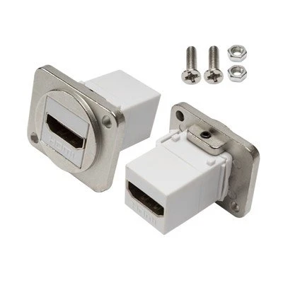 HDMI-aansluiting Paneelmontage D-vormige data-interfaceconnectoradapter