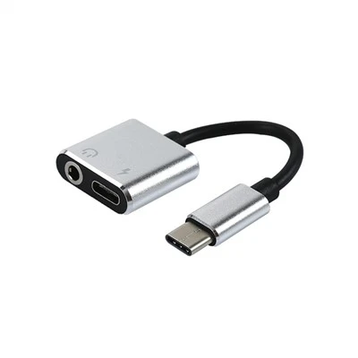 USB C naar audio en adapterkabel voor oplader