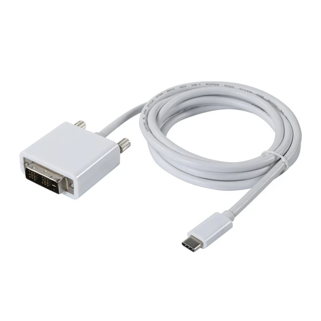 USB 3.1 Type C naar DVI 19 mannelijke adapterkabel