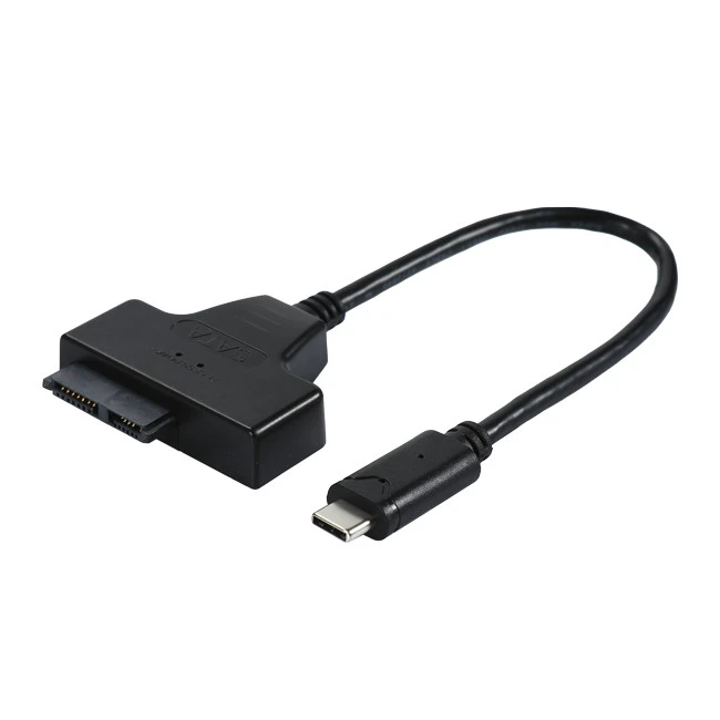 USB 3.1 Type C naar SATA 7- en 6-pins adapterkabel