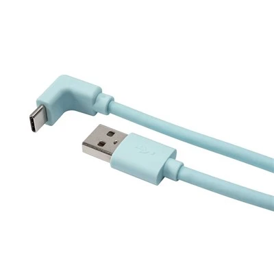 Omhoog gehoekte USB C mannelijke naar USB 2.0 AM-oplaadkabel