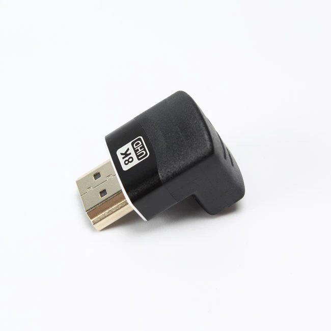 8K 270 Degree Angle HDMI Male To Female Coupler Adapter