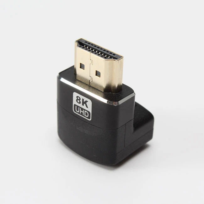 8K 270 Degree Angle HDMI Male To Female Coupler Adapter
